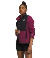 Kurtki i płaszcze dla chłopców - THE NORTH FACE Denali kurtka Boysenberry/Tnf Black L - miniaturka - grafika 1