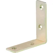 Zawiasy, okucia i inne akcesoria - Kątownik meblowy 50 mm x 50 mm x 15 mm ocynkowany na żółto - miniaturka - grafika 1