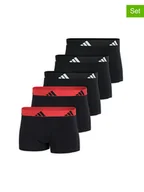 Majtki męskie - adidas Bokserki (5 par) w kolorze czarnym - miniaturka - grafika 1