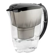 Dzbanki filtrujące - Dzbanek filtrujący wodę Aquaphor Jasper 2,8 l czarny + wkład filtrujący B25 - miniaturka - grafika 1