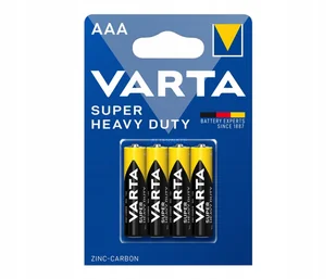 Varta BATERIE CYNKOWE R3 AAA 4szt Superlife BAVA 2003 - Baterie i akcesoria - miniaturka - grafika 5