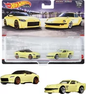 Samochody i pojazdy dla dzieci - Hot Wheels Zestaw 2 autek Nissan Z Porto i Nissan Fairlady Z HBL96-HFF33 - miniaturka - grafika 1