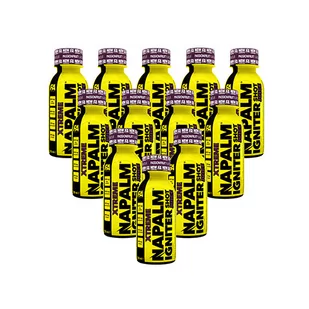 FITNESS AUTHORITY Xtreme Napalm Igniter Juice Shot - 12x 120ml - Passion Fruit | 12szt. - Shoty i żele - Spalacze tłuszczu - miniaturka - grafika 1