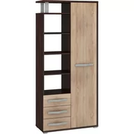 Szafy - Bieliźniarka ANG-01 Angel MebloCross Sonoma Jasna / Biały Połysk - miniaturka - grafika 1