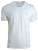 Koszulki męskie - Lacoste, T-shirt męski, biały, rozmiar S - miniaturka - grafika 1