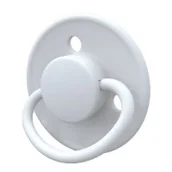 Smoczki uspokajające - MININOR, Smoczek lateksowy, 0m+, Snow, 2-pak - miniaturka - grafika 1