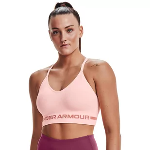 Biustonosz sportowy Under Armour Seamless Low Long Bra - Bielizna sportowa damska - miniaturka - grafika 2