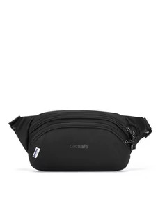 Antykradzieżowa torba biodrowa Pacsafe Metrosafe LS120 Hip Pack - econyl black - Nerki - miniaturka - grafika 1