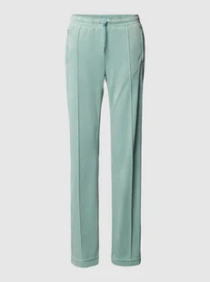 Spodnie typu track pants z przeszytym kantem model ‘TINA’ - Spodnie damskie - miniaturka - grafika 1