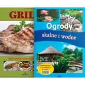 Książki kucharskie - Pakiet: Grill + Ogrody skalne i wodne - miniaturka - grafika 1