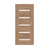 Drzwi wewnętrzne - Skrzydło drzwiowe pokojowe Tinos orzech karmel 80 lewe Classen - miniaturka - grafika 1