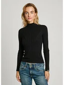 Koszulki i topy damskie - Pepe Jeans Koszulka w kolorze czarnym - miniaturka - grafika 1