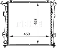 Układ chłodzenia - akcesoria - Chłodnica, układ chłodzenia silnika Mahle CR 1367 000P - miniaturka - grafika 1