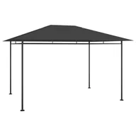 Altany ogrodowe - vidaXL Altana, 4x3x2,7 m, antracytowa, 180 g/m! 313923 - miniaturka - grafika 1