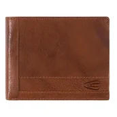 Portfele - camel active Męski portfel z akcesoriami podróżnymi, koniak brązowy, brązowy (cognac), S - miniaturka - grafika 1