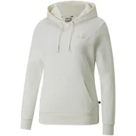 Bluzy sportowe damskie - Bluza damska Puma ESS+ Embroidery Hoodie FL - miniaturka - grafika 1