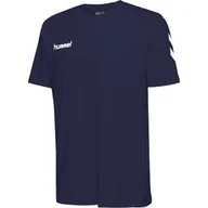 Koszulki sportowe męskie - Koszulka sportowa z krótkim rękawem męska Hummel hmlGO cotton - miniaturka - grafika 1