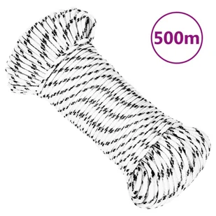 Pleciona linka żeglarska, biała, 4 mm x 500 m, poliester! Lumarko! - Żeglarstwo - miniaturka - grafika 7