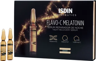 Serum do twarzy Isdin Isdinceutics Flavo- C Melatonin / Serum Reparador De Noche na noc Regenerujące 30x2 ml (8470001864802) - Serum do twarzy - miniaturka - grafika 1