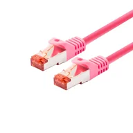 Patchcordy - LOGON TCR66SS005M kabel sieciowy Purpurowy 0,5 m Cat6 SF/UTP (S-FTP) - miniaturka - grafika 1