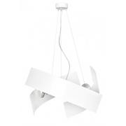 Lampy sufitowe - Biała nowoczesna lampa wisząca regulowana - D026-Harren - miniaturka - grafika 1