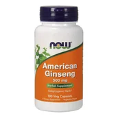 Witaminy i minerały - Now Foods NOW American Ginseng 500mg 100vegcaps - miniaturka - grafika 1