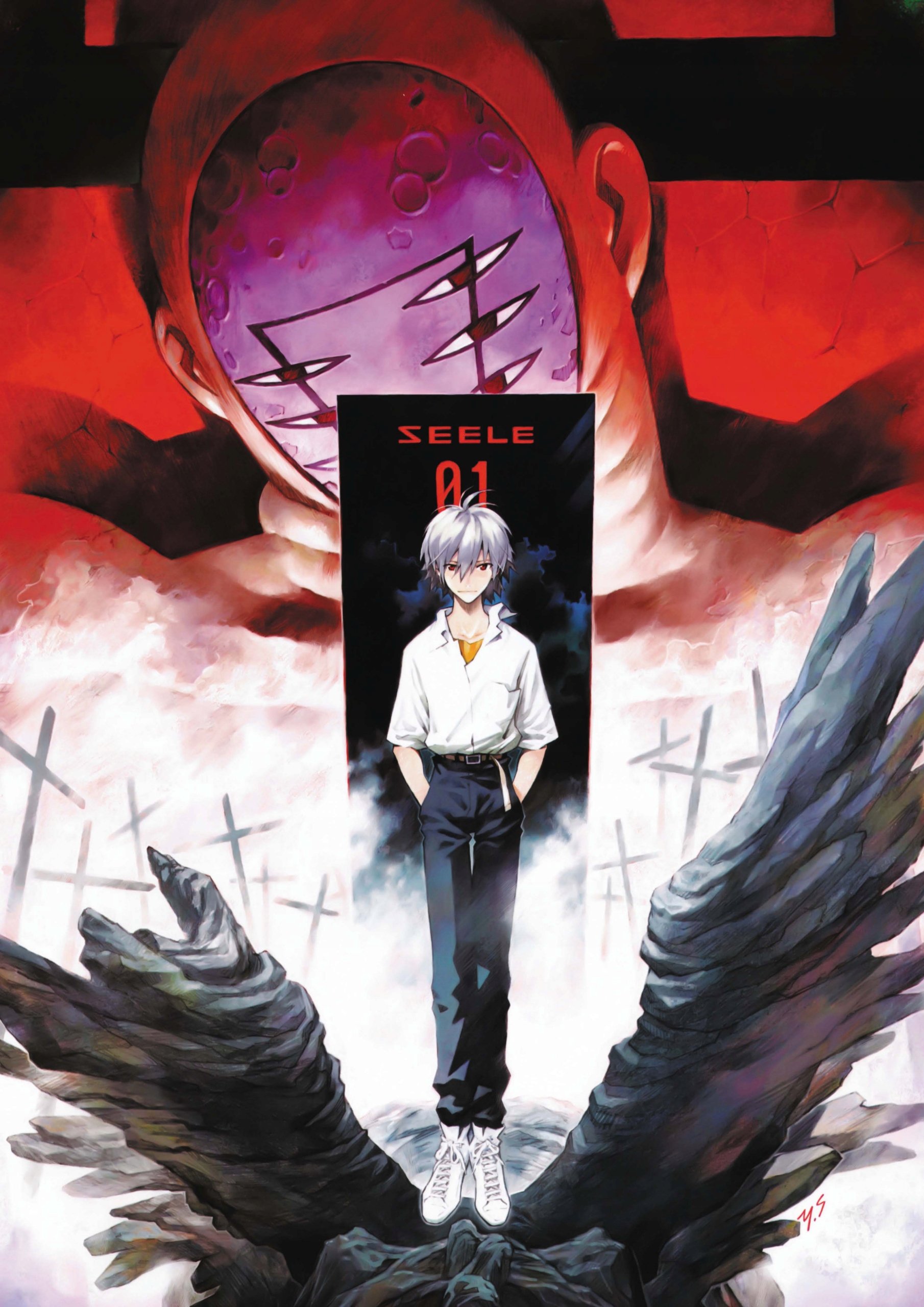 Plakat A3 anime Neon Genesis Evangelion Kaworu