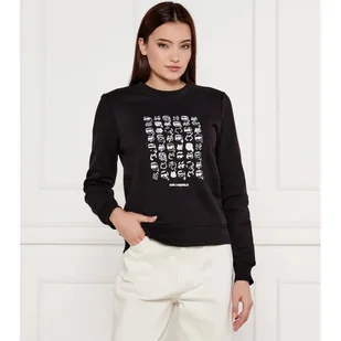 Karl Lagerfeld Bluza IKON SEASONAL LOGO Regular Fit - Bluzy damskie - miniaturka - grafika 1