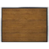 Bramy garażowe - Brama garażowa segmentowa z napędem Nobla Złoty Dąb 2500x2250 mm Wiśniowski - miniaturka - grafika 1