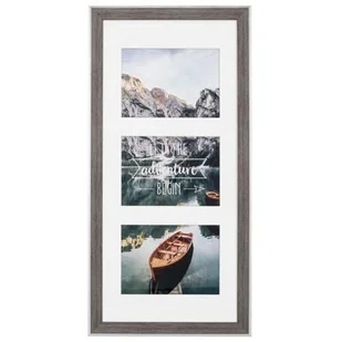 Ramka HAMA Galeria Sierra 25x55 Szary - Ramki na zdjęcia - miniaturka - grafika 1