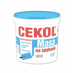 Masa na spękania MS-01 1,5 kg CEKOL - Gipsy i gładzie gipsowe - miniaturka - grafika 1