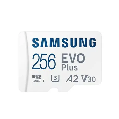 Samsung EVO Plus 2021 MicroSDXC 256GB UHS-I/U3 A2 V30 MB-MC256KA/EU  MB-MC256KA/EU - Ceny i opinie na Skapiec.pl