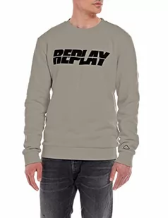 Replay Bluza męska, 104 beżowy, 3XL - Bluzy męskie - miniaturka - grafika 1