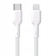 Kable USB - Kabel Dudao L9X 30W USB-C - Lightning 2m - biały - miniaturka - grafika 1