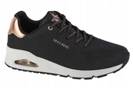 Buty sportowe damskie - Outlet Damskie sneakers Skechers Uno-Shimmer Away 155196-BLK r.37 - miniaturka - grafika 1