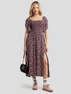 Sukienki - Sukienka damska midi letnia Big Star Bler 000 L Wielobarwna (5900714838935). Sukienki damskie - miniaturka - grafika 1