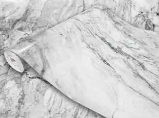 Okleina Meblowa Samoprzylepna Marmur Ciemnoszary Na Meble Blat Drzwi 90x240 - Meble modułowe i akcesoria Okleina Meblowa Samoprzylepna Marmur Ciemnoszary Na Meble Blat Drzwi 90x240 - Meble modułowe i akcesoria - miniaturka - grafika 1