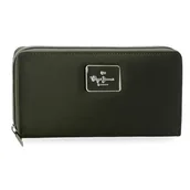 Portfele - Pepe Jeans Christine Portfel Zielony 19,5 x 10 x 2 cm Poliester z Detalami ze Sztucznej Skóry by Joumma Bags, Zielony, Talla única, aktówka - miniaturka - grafika 1