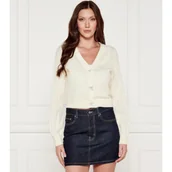 Swetry damskie - GUESS Kardigan LYLA | Regular Fit - miniaturka - grafika 1