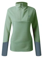 Koszulki sportowe damskie - Dare 2b Koszulka funkcyjna "Iced" w kolorze zielono-szarym - miniaturka - grafika 1