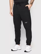 Spodnie sportowe męskie - Calvin Klein Jeans Spodnie dresowe J30J320590 Czarny Regular Fit - miniaturka - grafika 1
