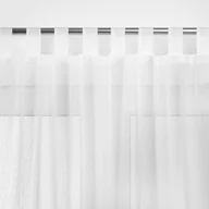 Firany - Firana KRESZ kolor biały styl klasyczny szelki szelki 10 cm woal gnieciony 280x140 homede - SCURT/HOM/KRESZ/TAB/WHITE/280x140 - miniaturka - grafika 1