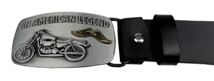 Klamra Do Paska Sprzączka Pełna Blaszka Z Bolczykiem 40 mm Metalowa Solidna KBOL40/20 "AMERICAN LEGEND" - Paski - miniaturka - grafika 2