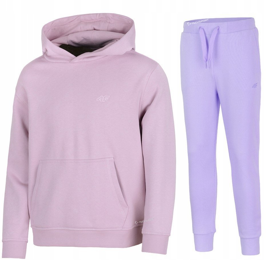 4F OCIEPLANY DZIEWCZÄCY DRES KOMPLET BLUZA SPODNIE / rozm 158