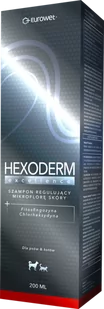 Eurowet HEXODERM excellence Szampon regulujący mikroflorę skóry dla psów i kotów 200ml 13470-uniw - Szampony i odżywki dla psów - miniaturka - grafika 1