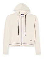 Bluzy damskie - A|C Sport Performance Bluza Kardigan Damski, beżowy, L - miniaturka - grafika 1