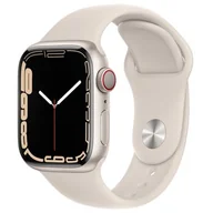 Smartwatch - Apple Watch 7 LTE 41mm Starlight Aluminum/Starlight Sport - miniaturka - grafika 1