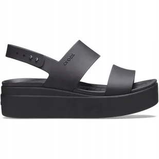 Sandały damskie Crocs Brooklyn Low Wedge czarne 206453 060 36-37 - Sandały damskie - miniaturka - grafika 1