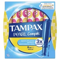 Tampony - Tampax tampony Compaq Pearl Regular 16 szt - miniaturka - grafika 1