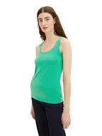 Koszulki i topy damskie - TOM TAILOR Damski Top 1036260, 31032 - Vivid Leaf Green, XS - miniaturka - grafika 1